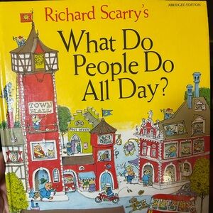 Richard Scarry's What Do People Do All Day? Hard Back Book